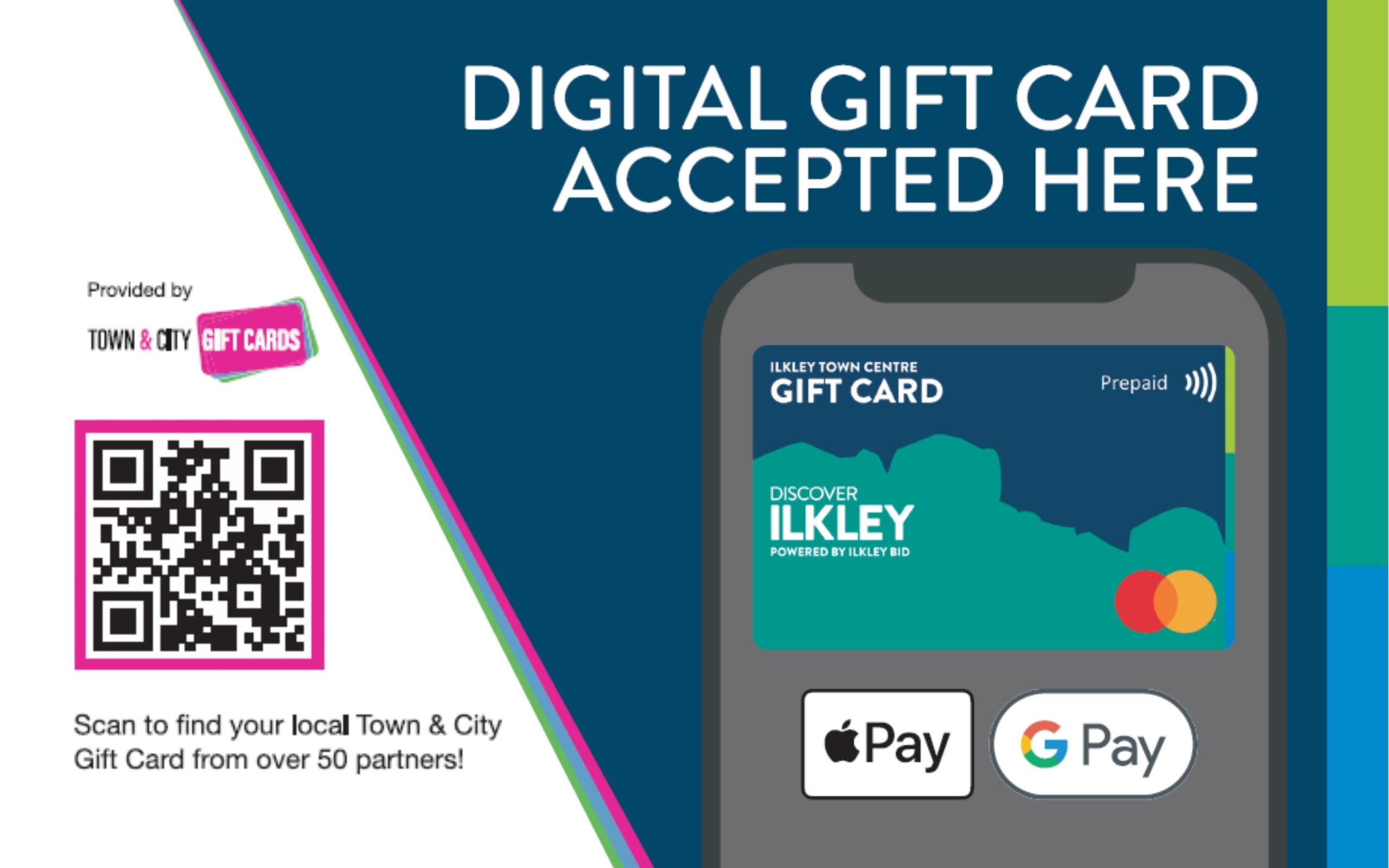 register for the Ilkley Gift card now