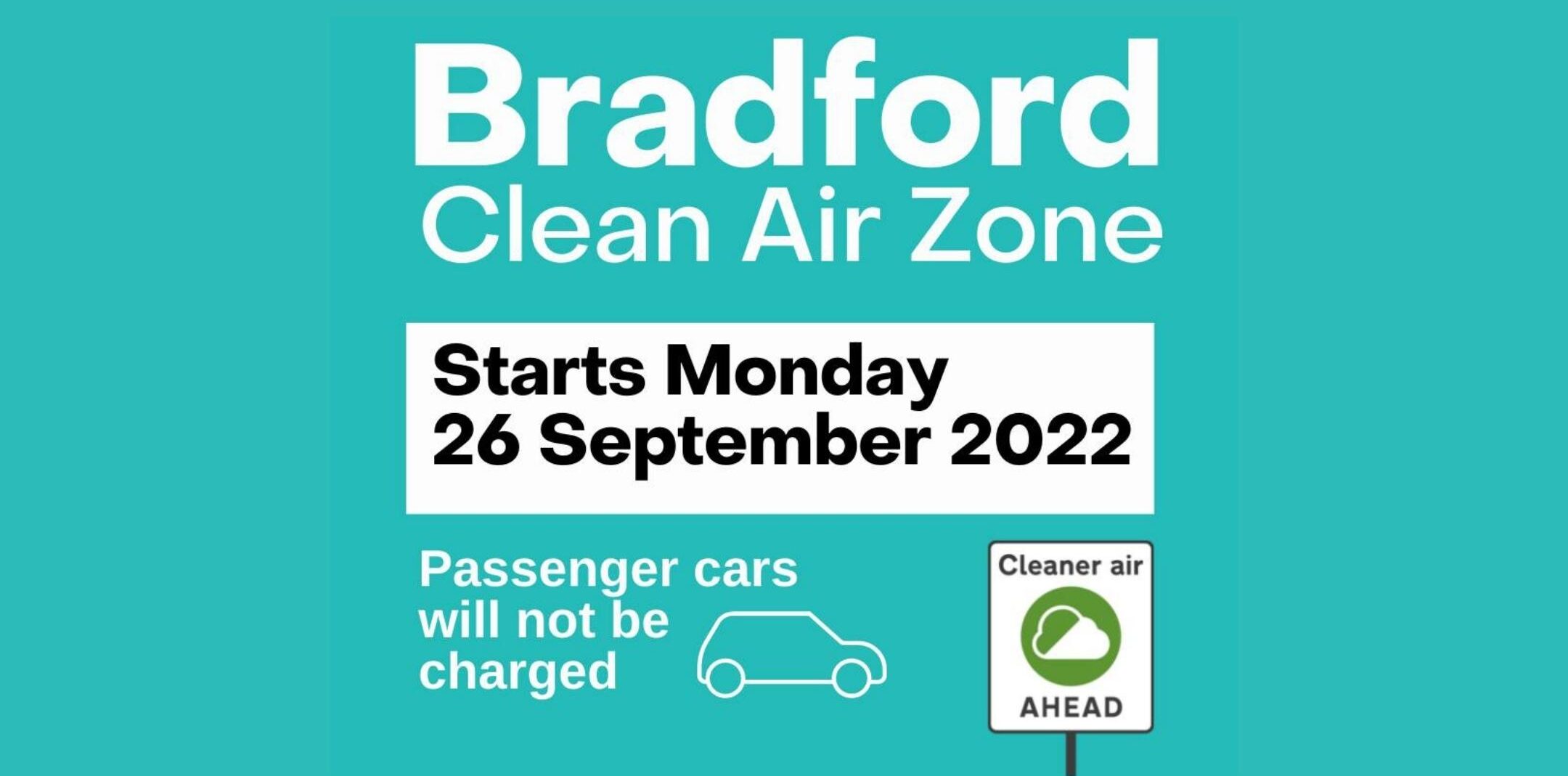 Bradford Clean Air Zone 26th September