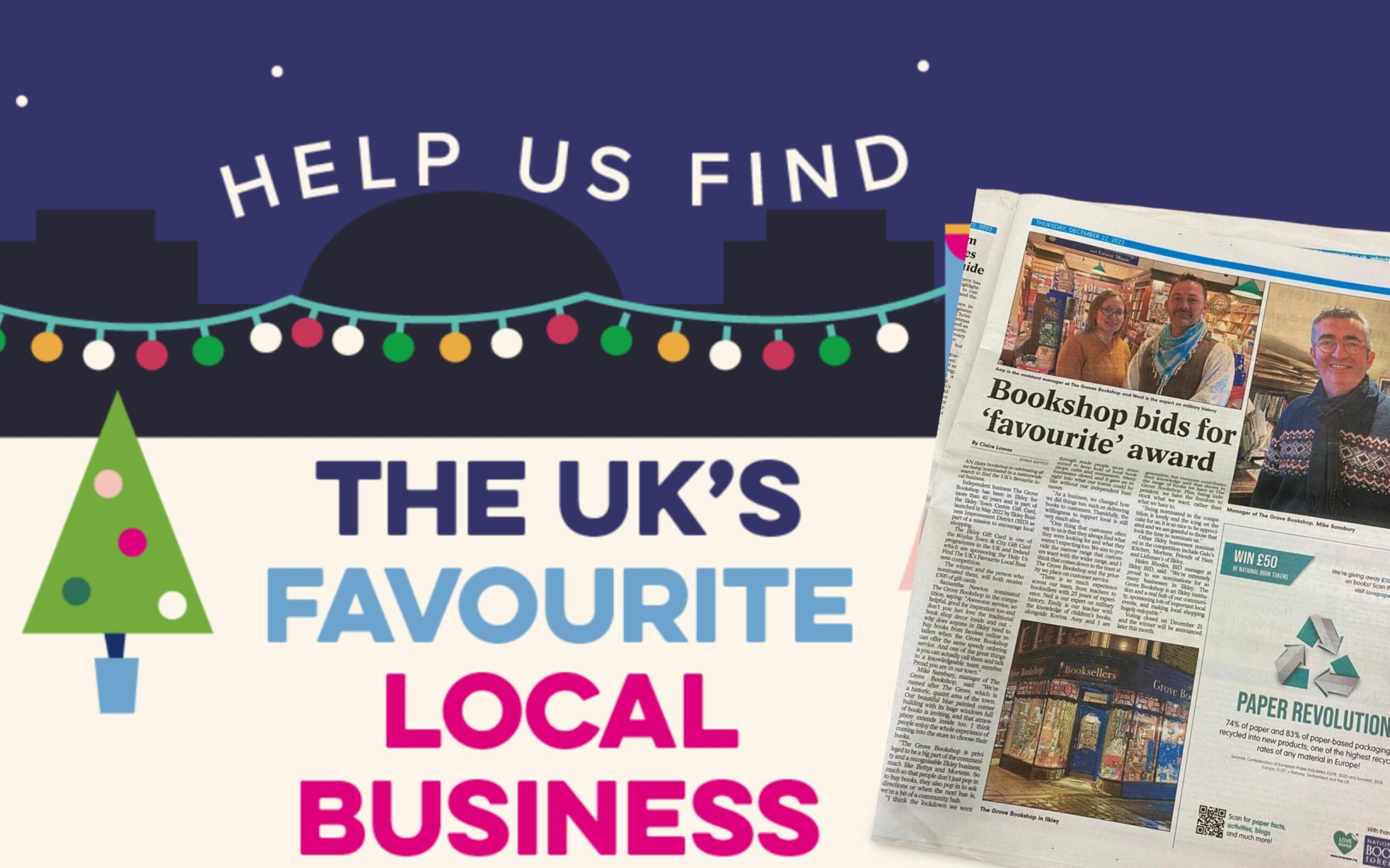 PRESS RELEASE 23 January 2023 Ilkley shows its support for local businesses